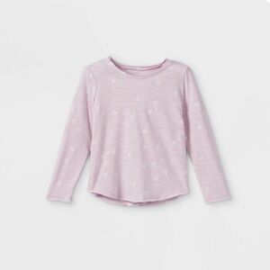 ⭐️ Grayson Mini Toddler Girls' Polka Dot Long Sleeve Tee - Light Purple Size 18M